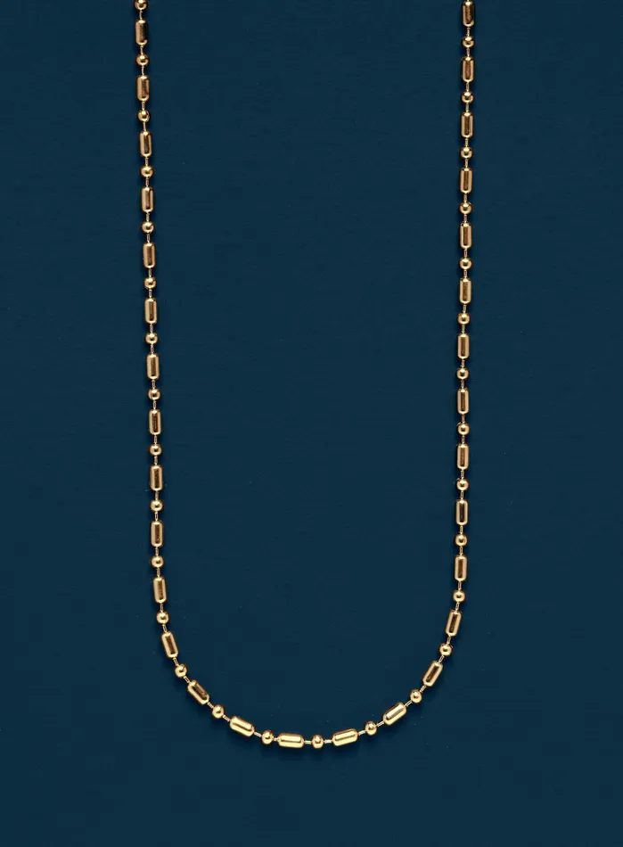 WE ARE ALL SMITH 25mm 14k Gold Plated 316 Stainless Steel Minimalist Chain Necklaces