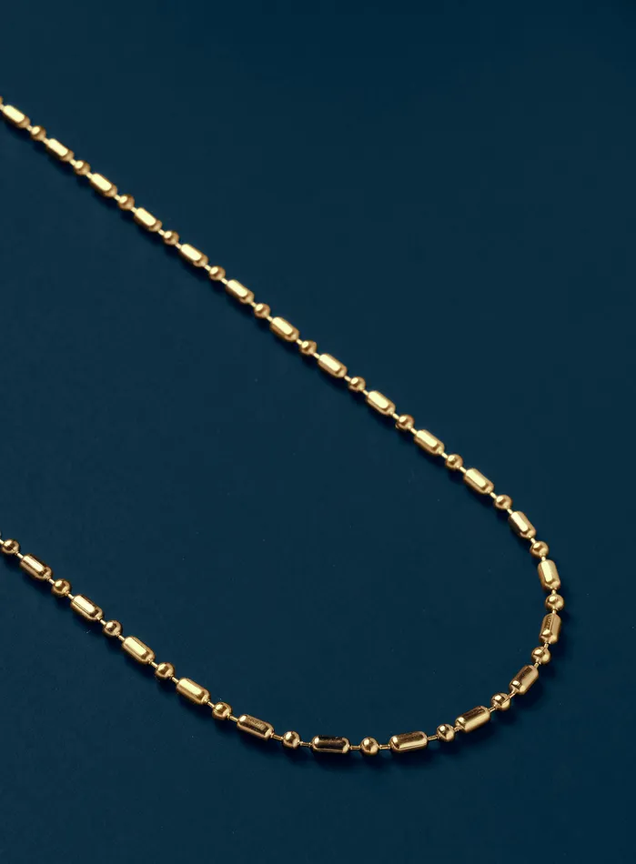 WE ARE ALL SMITH 25mm 14k Gold Plated 316 Stainless Steel Minimalist Chain Necklaces