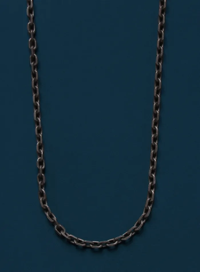 WE ARE ALL SMITH Mens Jewelry Clothing Black Titanium Cable Chain Necklace for Men Necklaces WE ARE ALL SMITH Mens Jewelry Clothing Black Titanium Cable Chain Necklace for Men Necklaces