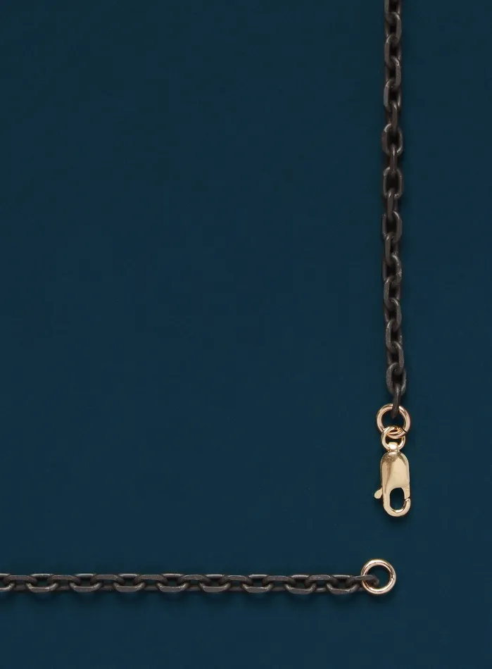 WE ARE ALL SMITH Mens Jewelry Clothing Black Titanium Cable Chain Necklace for Men Necklaces WE ARE ALL SMITH Mens Jewelry Clothing Black Titanium Cable Chain Necklace for Men Necklaces