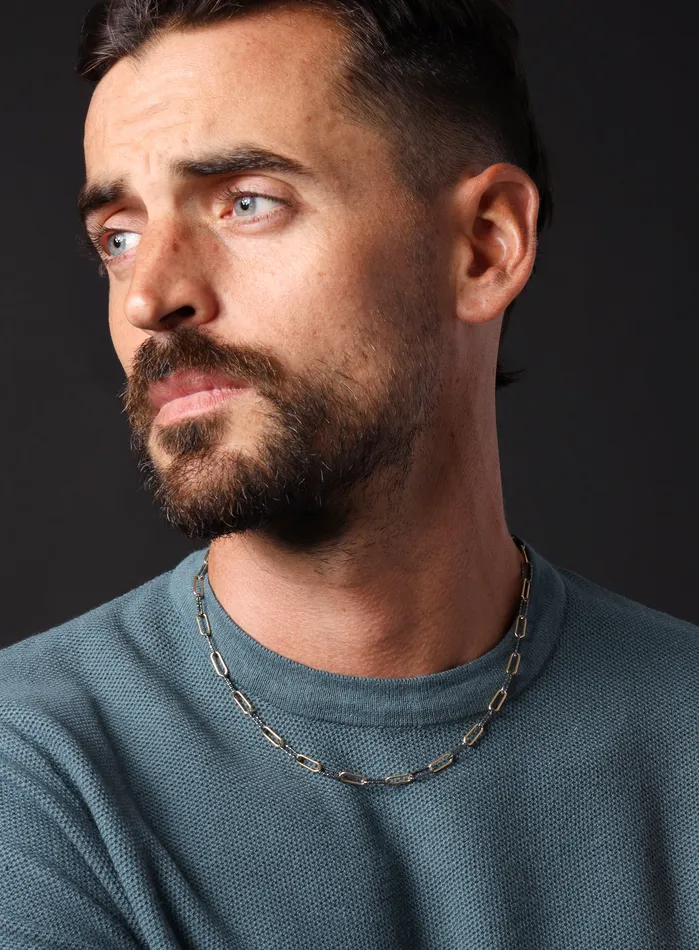 WE ARE ALL SMITH Mens Jewelry Clothing Necklaces 14k Gold Filled and Lasered Sterling Cable Chain