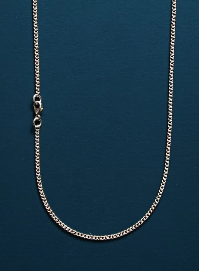 We Are All Smith Necklaces 925 Sterling Silver Star of David Pendant on Sterling Rhodium Coated Curb Chain