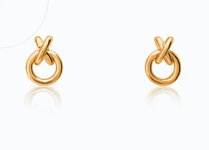 X BUTTON EARRINGS Tane Earrings