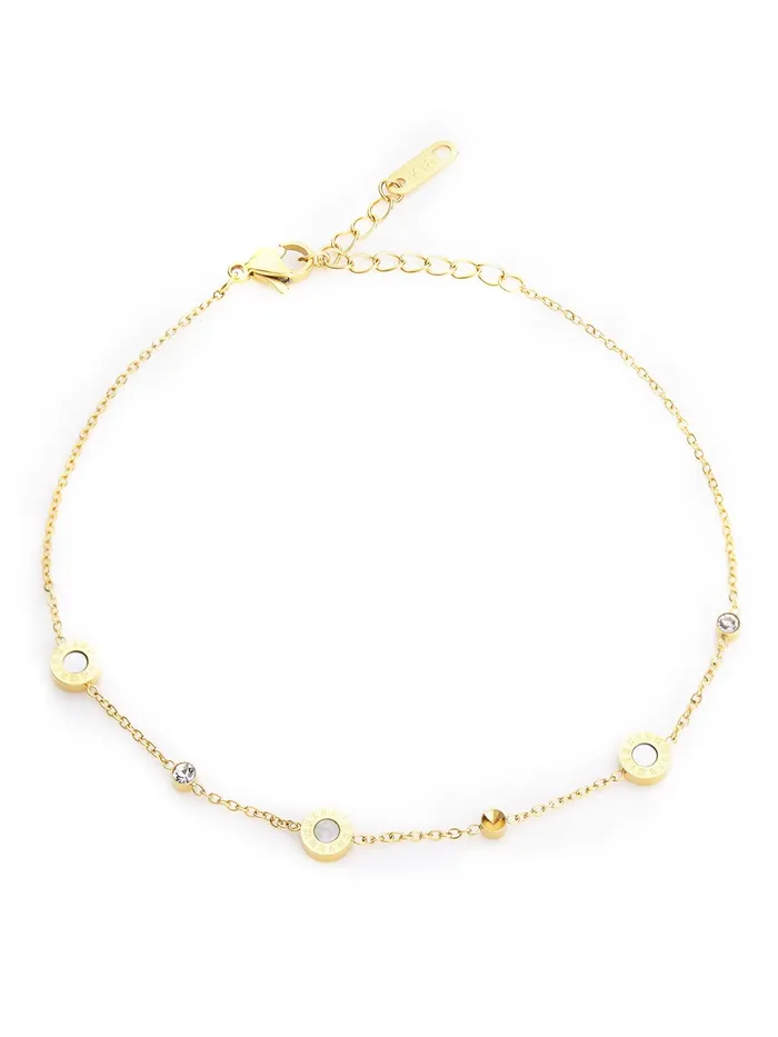 Yellow Chimes Anklets for Women GoldPlated GeometricShaped Stainless Steel Golden Chain Anklet For Women and Girls Yellow Chimes Bracelets Yellow Chimes Anklets for Women GoldPlated GeometricShaped Stainless Steel Golden Chain Anklet For Women and Girls Yellow Chimes Bracelets