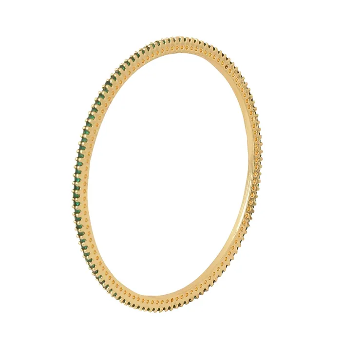 Yellow Chimes Bangles for Women Girls Traditional American Diamond Bangles for women Gold Tone Green AD Stone Bangles for girls Birthday Gift For girls women Anniversary Gift for Wife Yellow Chimes Necklaces