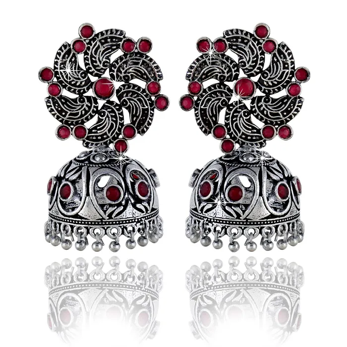 Yellow Chimes Bracelets Yellow Chimes German Silver Oxidized Jhumka Traditional JhumkiJhumka Earrings for Women Yellow Chimes Bracelets Yellow Chimes German Silver Oxidized Jhumka Traditional JhumkiJhumka Earrings for Women