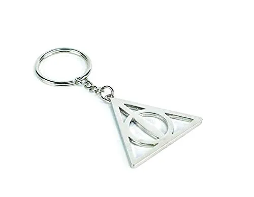 Yellow Chimes Bracelets Yellow Chimes Harry Potters Rotating Triangle Logo Metal Key Chain For Boys And Girls