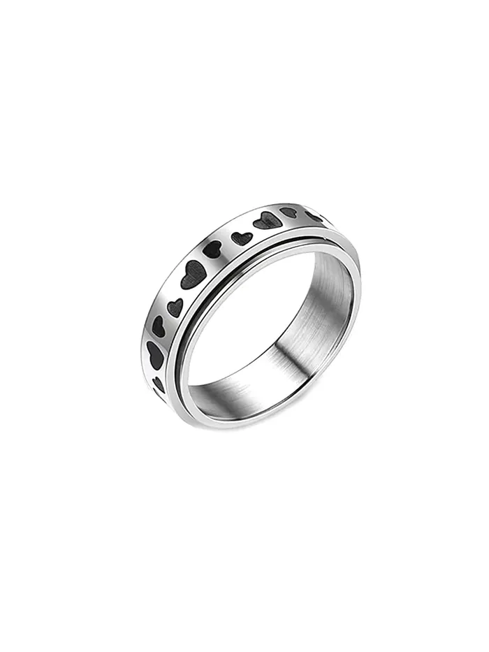 Yellow Chimes Bracelets Yellow Chimes Spinner Rings for Women Stainless Steel Stress Relieving Rotatable Spinner Ring for Women and Girls Model1 Yellow Chimes Bracelets Yellow Chimes Spinner Rings for Women Stainless Steel Stress Relieving Rotatable Spinner Ring for Women and Girls Model1