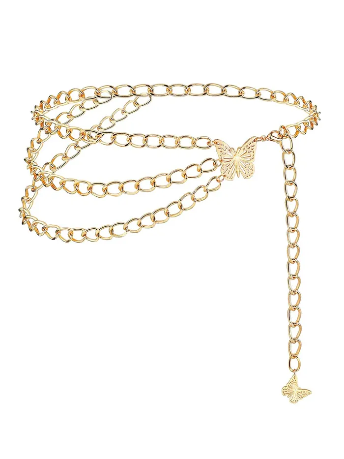 Yellow Chimes Bracelets Yellow Chimes Waist Chain For Women GoldToned Multilayer Waist Chain For Women and Girls Yellow Chimes Bracelets Yellow Chimes Waist Chain For Women GoldToned Multilayer Waist Chain For Women and Girls