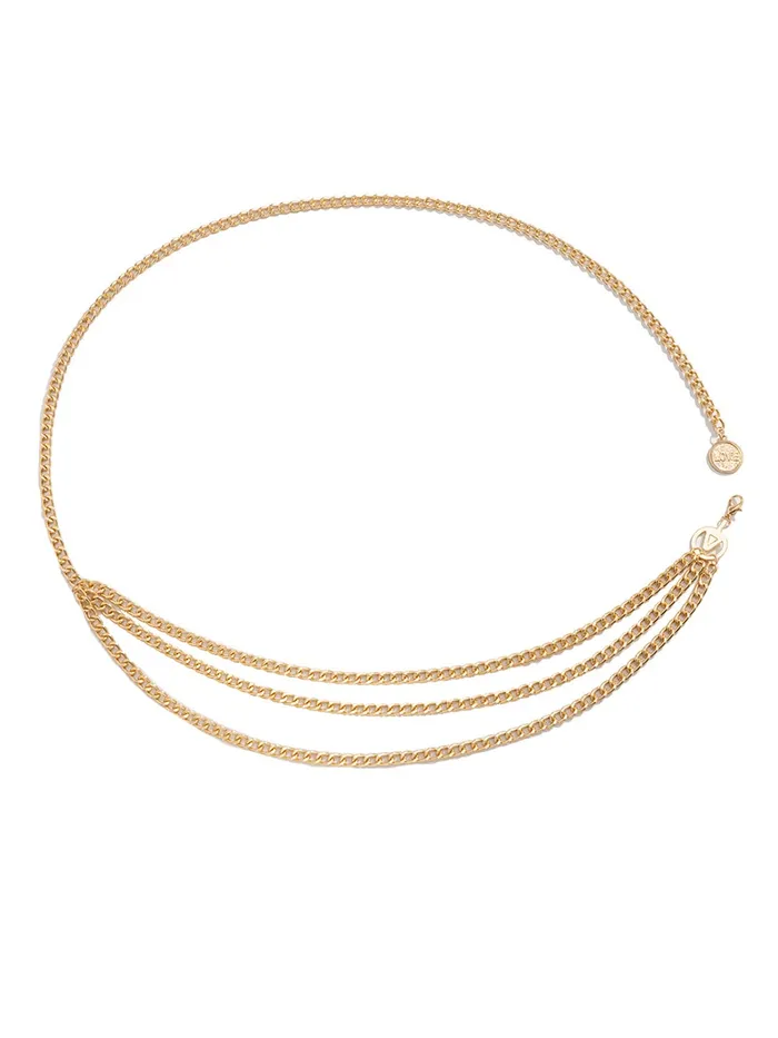 Yellow Chimes Bracelets Yellow Chimes Waist Chain for Women Gold Toned Triple Layered Waist Chain for Women and Girls Yellow Chimes Bracelets Yellow Chimes Waist Chain for Women Gold Toned Triple Layered Waist Chain for Women and Girls