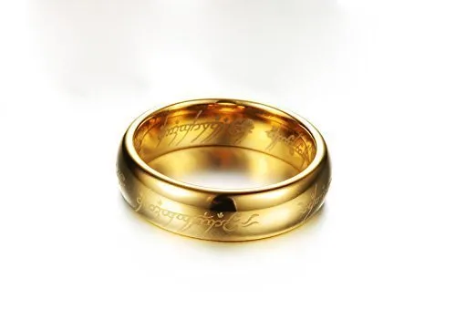 Yellow Chimes Combo Black GoldRings For Men Pack of 2 Stainless Steel Men Rings Black Gold Finger Rings for Boys Ideal Gift For Men and Boys Yellow Chimes Necklaces