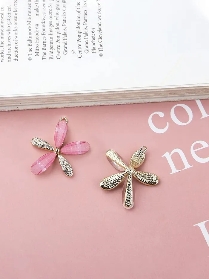 Yellow Chimes Earrings for Women and Girls Drop Earrings for Girls Gold Toned Crystal Studded Foral Designed Drop Earrings Birthday Gift for girls and women Anniversary Gift for Wife Yellow Chimes Earrings