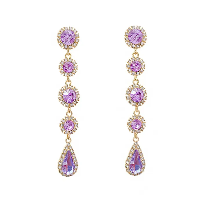 Yellow Chimes Earrings for Women and Girls Fashion Crystal Dangler Earrings Gold Plated Purple Long Danglers Earrings Birthday Gift for girls women Anniversary Gift for Wife Yellow Chimes Earrings Yellow Chimes Earrings for Women and Girls Fashion Crystal Dangler Earrings Gold Plated Purple Long Danglers Earrings Birthday Gift for girls women Anniversary Gift for Wife Yellow Chimes Earrings