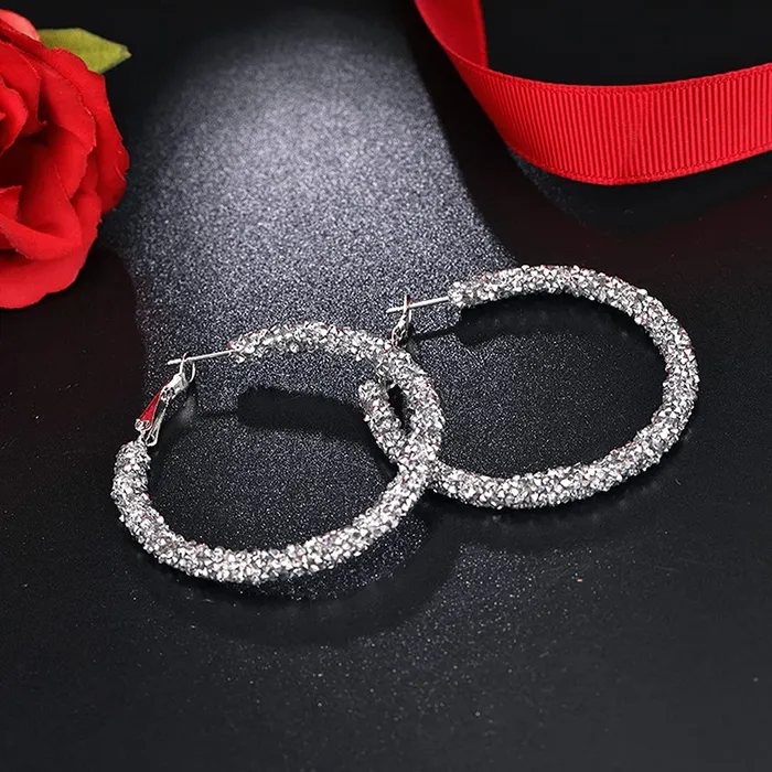 Yellow Chimes Earrings for Women and Girls Fashion Silver Gold Hoop Earrings 2 Pairs Silver Gold Toned Stardust Hoops Earring Set Birthday Gift for Girls Women Anniversary Gift for Wife Yellow Chimes Necklaces