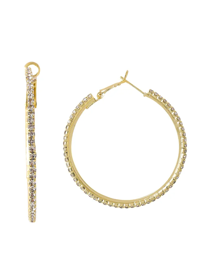 Yellow Chimes Earrings for Women and Girls Hoop Earrings for Girls Gold Toned Crystal Studded Hoop Earrings Birthday Gift for girls and women Anniversary Gift for Wife Yellow Chimes Necklaces Yellow Chimes Earrings for Women and Girls Hoop Earrings for Girls Gold Toned Crystal Studded Hoop Earrings Birthday Gift for girls and women Anniversary Gift for Wife Yellow Chimes Necklaces