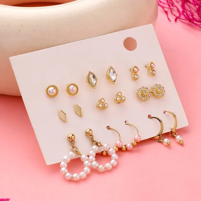 Yellow Chimes Earrings for Women and Girls Hoops Studs Combo of Studs Hoop Earrings Set for Women and Girls Birthday Gift for girls and women Anniversary Gift for Wife Yellow Chimes Earrings