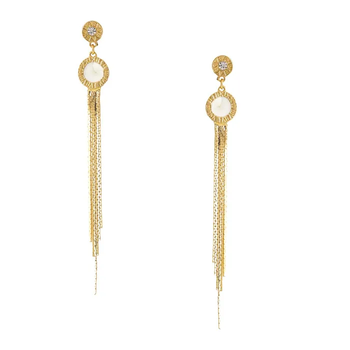 Yellow Chimes Earrings For Women Gold Tone Elegant Long Tassel Chain Drop Dangle Earrings For Women and Girls Yellow Chimes Earrings Yellow Chimes Earrings For Women Gold Tone Elegant Long Tassel Chain Drop Dangle Earrings For Women and Girls Yellow Chimes Earrings