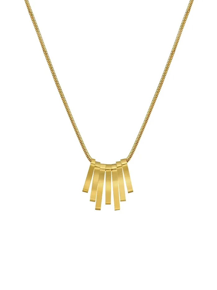 Yellow Chimes Earrings Yellow Chimes Chain Pendant for Women Western Style GoldPlated Stainless Steel Square Chain Pendant Necklace For Women and Girls PD 3 Yellow Chimes Earrings Yellow Chimes Chain Pendant for Women Western Style GoldPlated Stainless Steel Square Chain Pendant Necklace For Women and Girls PD 3