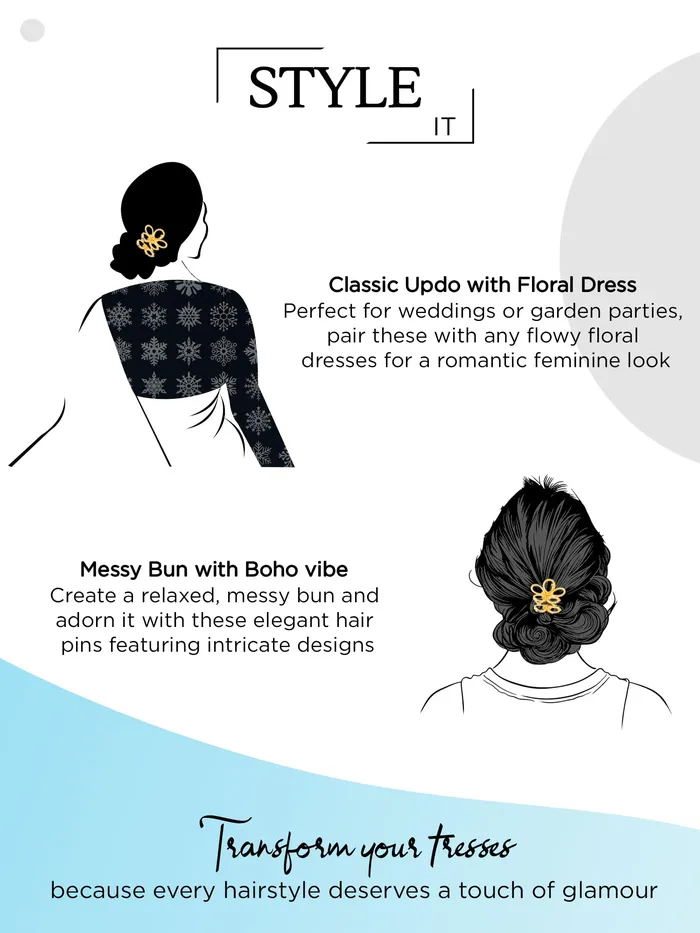 Yellow Chimes Earrings Yellow Chimes Claw Clips for Women Hair Clutches for Women Hair Accessories For Women Set of 3 Pcs Claw Clip Golden Clutchers for Hair Clutcher for women and Girls Gift for Women Girls