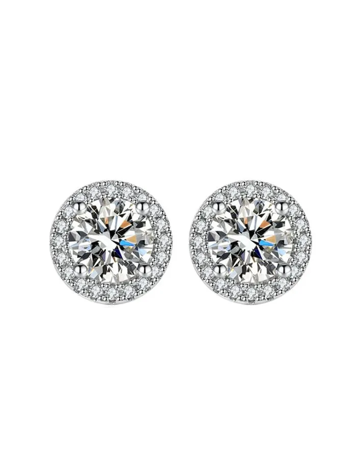 Yellow Chimes Earrings Yellow Chimes Crystal Earrings for Women Silver Plated Crystal Studded Circle Studs Earrings For Women and Girls Yellow Chimes Earrings Yellow Chimes Crystal Earrings for Women Silver Plated Crystal Studded Circle Studs Earrings For Women and Girls