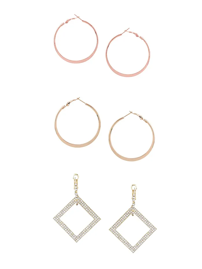Yellow Chimes Earrings Yellow Chimes Earrings for Women and Girls Fashion Multicolor Hoop Earrings 3 Pairs Silver Gold Rose Gold Toned Hoops Earring Set Birthday Gift for Girls Women Anniversary Gift for Wife Yellow Chimes Earrings Yellow Chimes Earrings for Women and Girls Fashion Multicolor Hoop Earrings 3 Pairs Silver Gold Rose Gold Toned Hoops Earring Set Birthday Gift for Girls Women Anniversary Gift for Wife