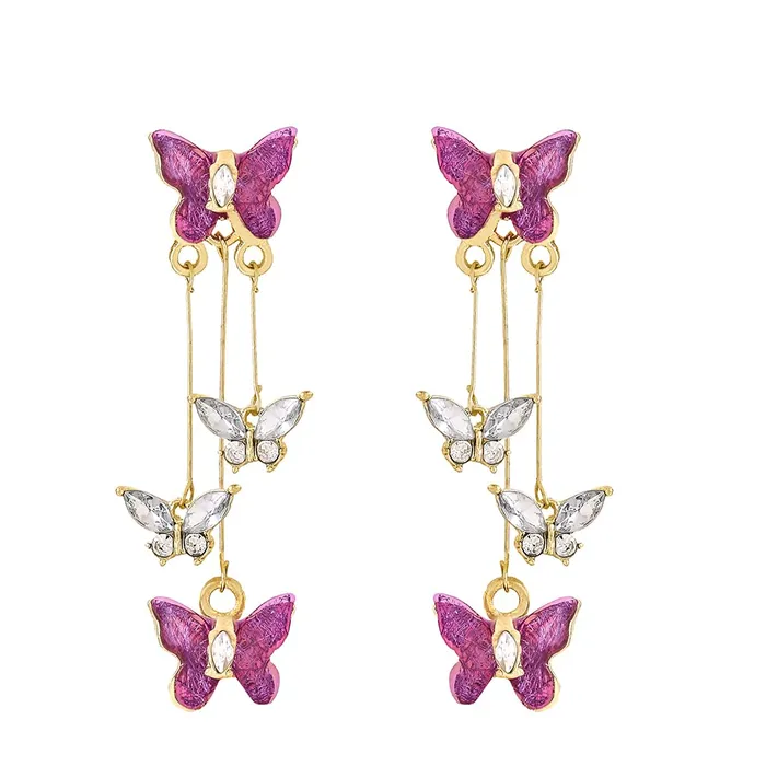 Yellow Chimes Earrings Yellow Chimes Earrings for Women and Girls Fashion Purple Dangler Earrings Gold Plated Butterfly Long Chain Danglers Earrings Birthday Gift for Girls and Women Anniversary Gift for Wife Yellow Chimes Earrings Yellow Chimes Earrings for Women and Girls Fashion Purple Dangler Earrings Gold Plated Butterfly Long Chain Danglers Earrings Birthday Gift for Girls and Women Anniversary Gift for Wife