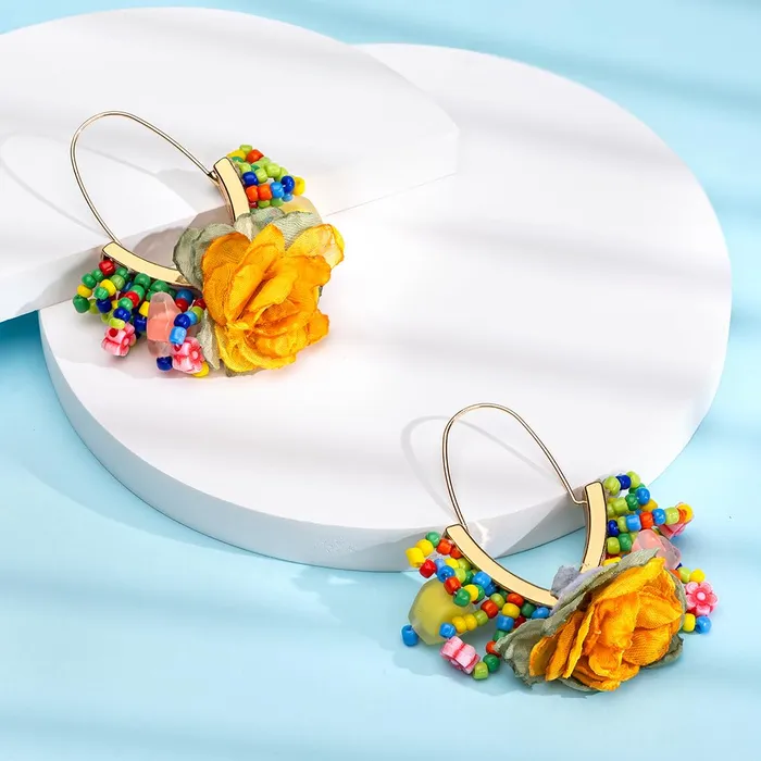 Yellow Chimes Earrings Yellow Chimes Earrings for Women and GirlsHoop Earrings for Women Multicolour Earrings for Women Gold Plated Earrings Birthday Gift for Women Anniversary Gift for Wife