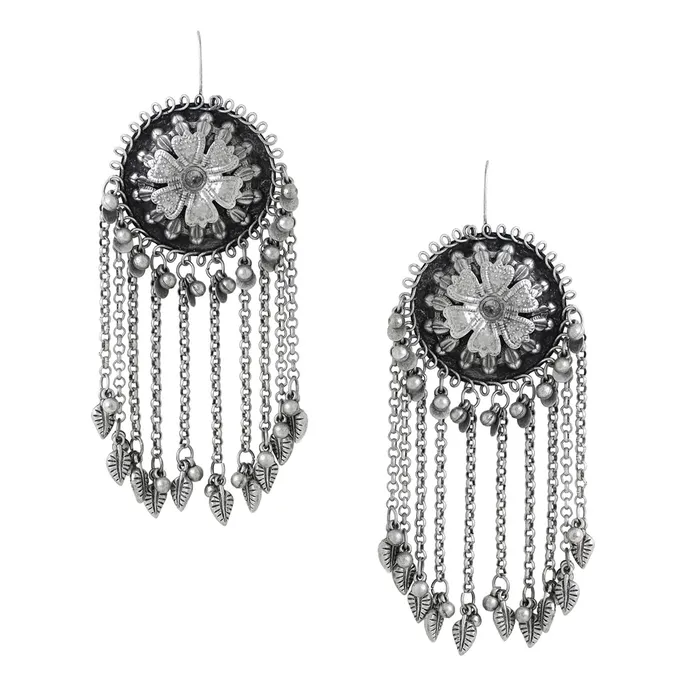 Yellow Chimes Earrings Yellow Chimes Earrings for Women and Girls Silver Oxidised DanglerSilver Oxidised Floral Designed Dangler EarringsBirthday Gift For girls and women Anniversary Gift for Wife Yellow Chimes Earrings Yellow Chimes Earrings for Women and Girls Silver Oxidised DanglerSilver Oxidised Floral Designed Dangler EarringsBirthday Gift For girls and women Anniversary Gift for Wife