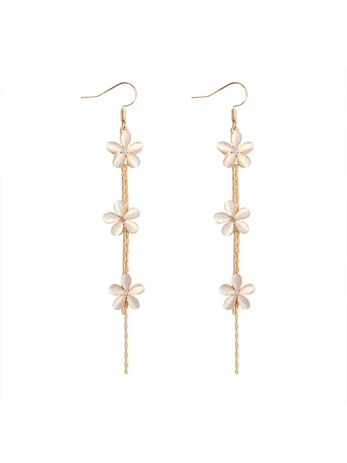 Yellow Chimes Earrings Yellow Chimes Earrings For Women Gold Tone Crystal Floral Designed Linear Chain Tassel Dangler Earrings For Women and Girls Yellow Chimes Earrings Yellow Chimes Earrings For Women Gold Tone Crystal Floral Designed Linear Chain Tassel Dangler Earrings For Women and Girls