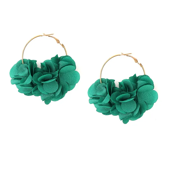 Yellow Chimes Earrings Yellow Chimes Earrings For Women Green Color Boho Dangle Lace Cloth Mesh Yarn Chiffon Silk Handmade Flower Layered Petal Circel Hoop Jewelry Earrings for Women and Girls Yellow Chimes Earrings Yellow Chimes Earrings For Women Green Color Boho Dangle Lace Cloth Mesh Yarn Chiffon Silk Handmade Flower Layered Petal Circel Hoop Jewelry Earrings for Women and Girls