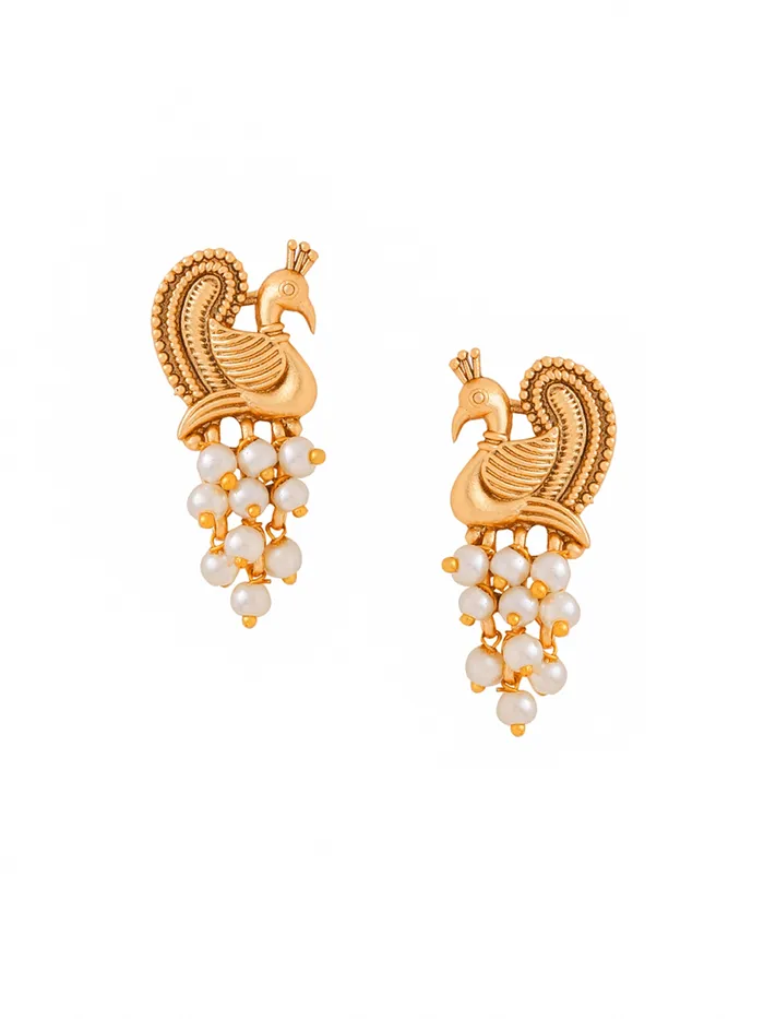 Yellow Chimes Earrings Yellow Chimes Gold Plated Drop Earrings with White Beads 34cm x 16cm Elegant Gift for Women Yellow Chimes Earrings Yellow Chimes Gold Plated Drop Earrings with White Beads 34cm x 16cm Elegant Gift for Women