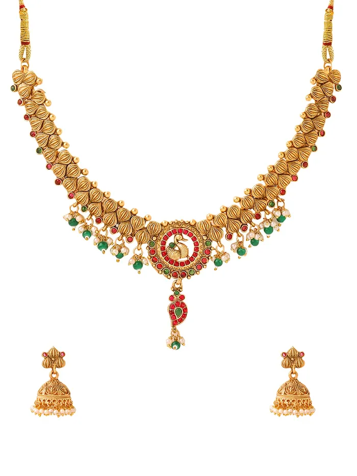 Yellow Chimes Earrings Yellow Chimes Jewellery Set For Women Ethnic Gold Plated Choker Necklace Set for Women Traditional Jewellery Sets For Girls Birthday Gift for Girls Women Anniversary Gift for Wife Yellow Chimes Earrings Yellow Chimes Jewellery Set For Women Ethnic Gold Plated Choker Necklace Set for Women Traditional Jewellery Sets For Girls Birthday Gift for Girls Women Anniversary Gift for Wife