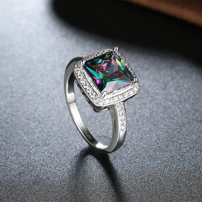 Yellow Chimes Earrings Yellow Chimes Moonlight Crystal Platinum Plated High Stylish Ring for Women Girls