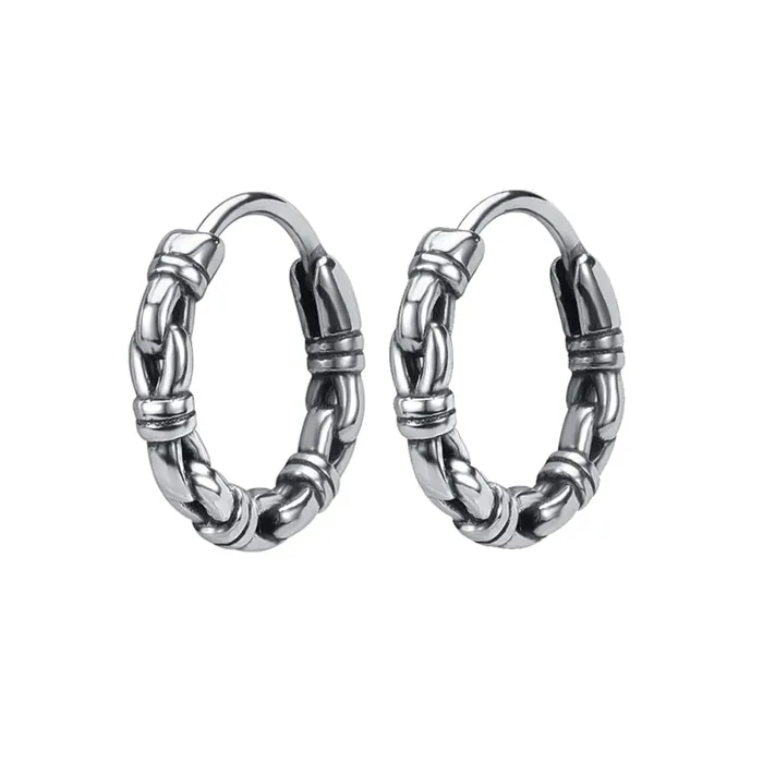 Yellow Chimes Earrings Yellow Chimes Stainless Steel Silver Bali Hoop Earrings for Men and Women Yellow Chimes Earrings Yellow Chimes Stainless Steel Silver Bali Hoop Earrings for Men and Women