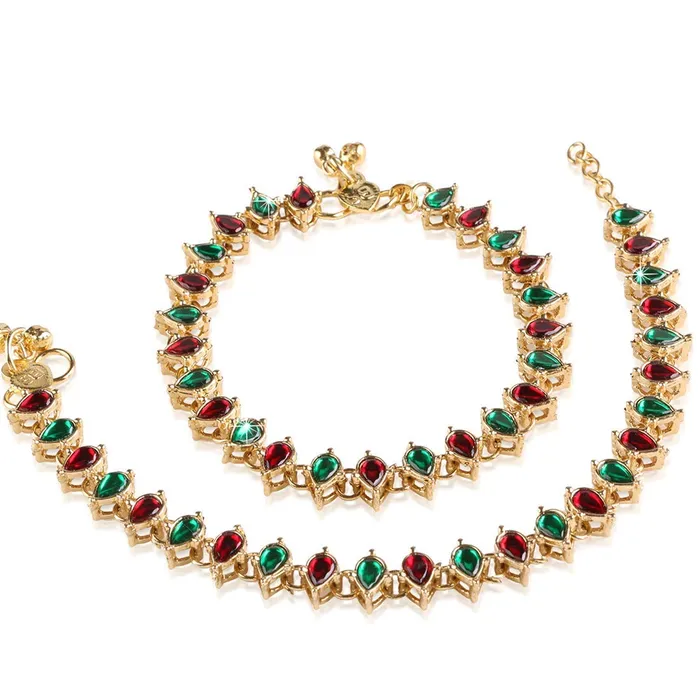 Yellow Chimes Earrings Yellow Chimes Traditional Elegant Gold Plated Payal Anklets for Women and Girls Yellow Chimes Earrings Yellow Chimes Traditional Elegant Gold Plated Payal Anklets for Women and Girls