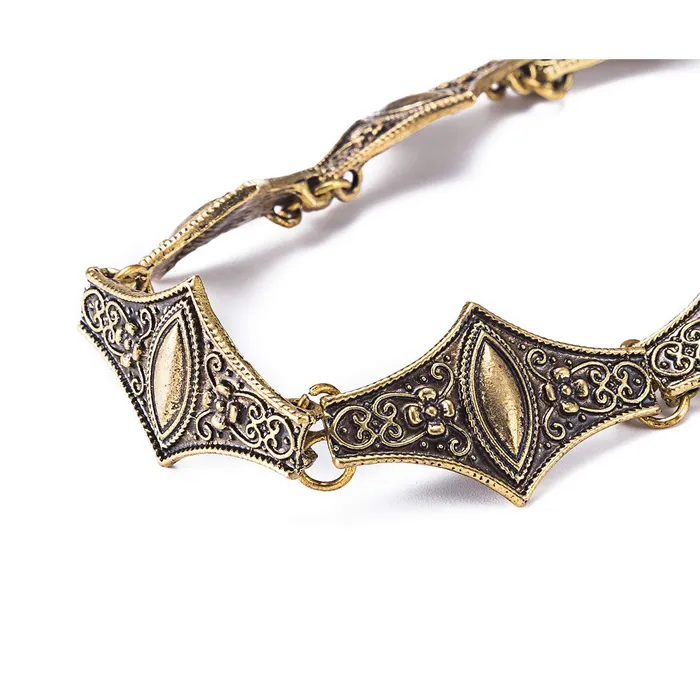 Yellow Chimes Earrings Yellow Chimes Vintage Charm Collar Choker Gold Necklace for Women And Girls