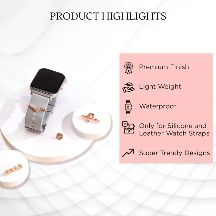 Yellow Chimes Earrings Yellow Chimes Watch Charms for Women Watch Decorative Acessorries Multi Design Watch Charms for Women and Girls