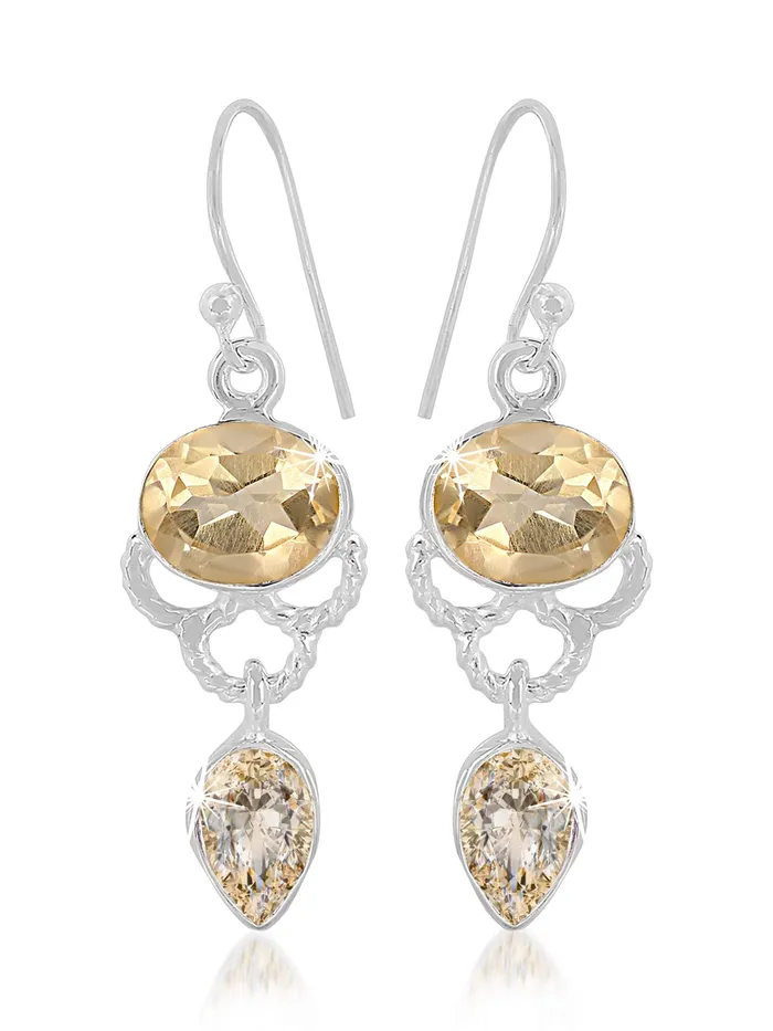 Yellow Chimes Gemstone Yellow Sapphire 925 Sterling Silver Hallmark and Certified Purity Drop Earrings for Women and Girls Yellow Chimes Necklaces Yellow Chimes Gemstone Yellow Sapphire 925 Sterling Silver Hallmark and Certified Purity Drop Earrings for Women and Girls Yellow Chimes Necklaces