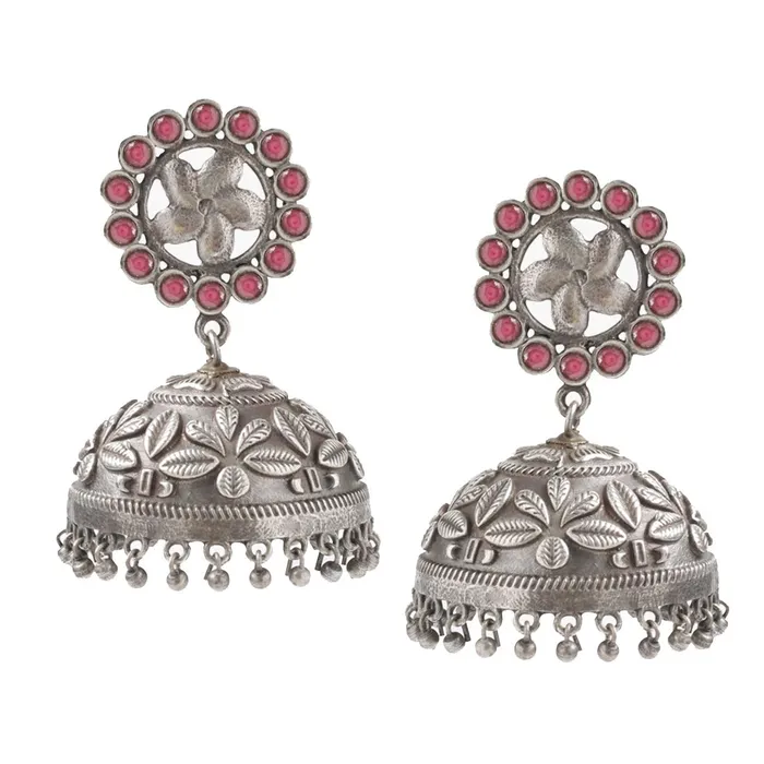 Yellow Chimes Genuine Silver lookalike Oxidised Jhumka Earrings Silver Polish Traditional Jhumka Earrings for Women Girls Yellow Chimes Earrings Yellow Chimes Genuine Silver lookalike Oxidised Jhumka Earrings Silver Polish Traditional Jhumka Earrings for Women Girls Yellow Chimes Earrings
