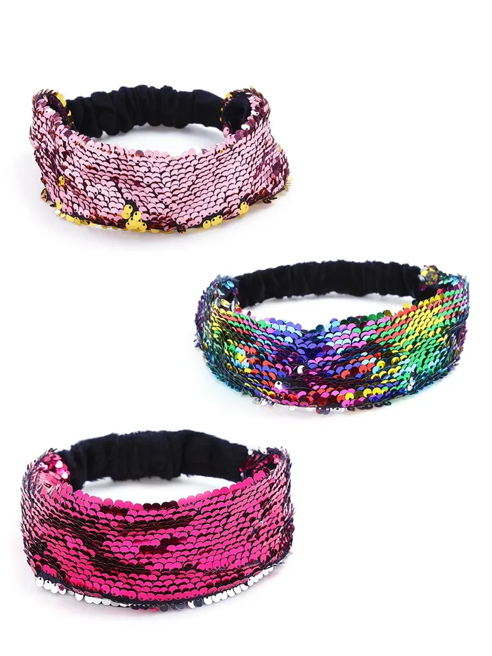 Yellow Chimes Head Bands for Girls Sequin Fabric Headbands Set Reversible Hairband Flip Glitter Headbands Non Slip Hair Bands for Women and Girls Multicolor Yellow Chimes Earrings Yellow Chimes Head Bands for Girls Sequin Fabric Headbands Set Reversible Hairband Flip Glitter Headbands Non Slip Hair Bands for Women and Girls Multicolor Yellow Chimes Earrings