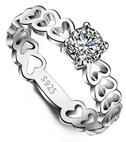 Yellow Chimes Heart Ring Dazzling Engagement Proposal Austrian Crystal 925 Silver Plated Designed Adjustable Ring for Girls Yellow Chimes Necklaces Yellow Chimes Heart Ring Dazzling Engagement Proposal Austrian Crystal 925 Silver Plated Designed Adjustable Ring for Girls Yellow Chimes Necklaces