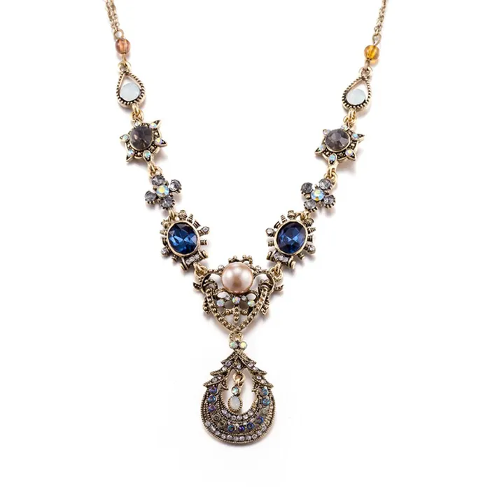 Yellow Chimes Indian Fusion Statement Necklace for Women and Girls Yellow Chimes Necklaces Yellow Chimes Indian Fusion Statement Necklace for Women and Girls Yellow Chimes Necklaces