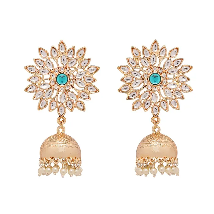 Yellow Chimes Jhumka Earrings for Women Floral Kundan Jhumka Gold Plated Traditional JhumkaJhumki Earrings for Women and Girls Yellow Chimes Necklaces Yellow Chimes Jhumka Earrings for Women Floral Kundan Jhumka Gold Plated Traditional JhumkaJhumki Earrings for Women and Girls Yellow Chimes Necklaces