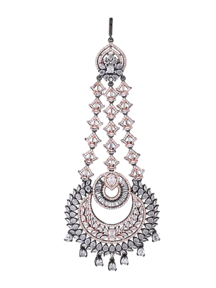 Yellow Chimes Maang Tikka for Women Beautiful ADAmerican Diamond Studded Rhodium Plated Crystal Maang Tikka for Women and Girls Design 16 Yellow Chimes Rings Yellow Chimes Maang Tikka for Women Beautiful ADAmerican Diamond Studded Rhodium Plated Crystal Maang Tikka for Women and Girls Design 16 Yellow Chimes Rings
