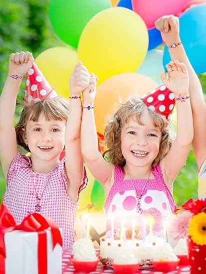 Yellow Chimes Melbees by Yellow Chimes kids Jewellary 6 Pcs Kids Jewelry Woven Friendship Bracelets Return Gift for Birthday Give Aways Return Gift Set for Kids Girls Bracelets