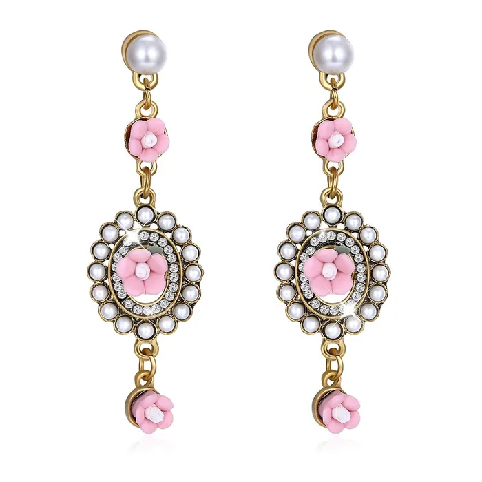 Yellow Chimes Moxie Collection Dangling Flower Earrings for Women and Girls Pink Yellow Chimes Necklaces Yellow Chimes Moxie Collection Dangling Flower Earrings for Women and Girls Pink Yellow Chimes Necklaces