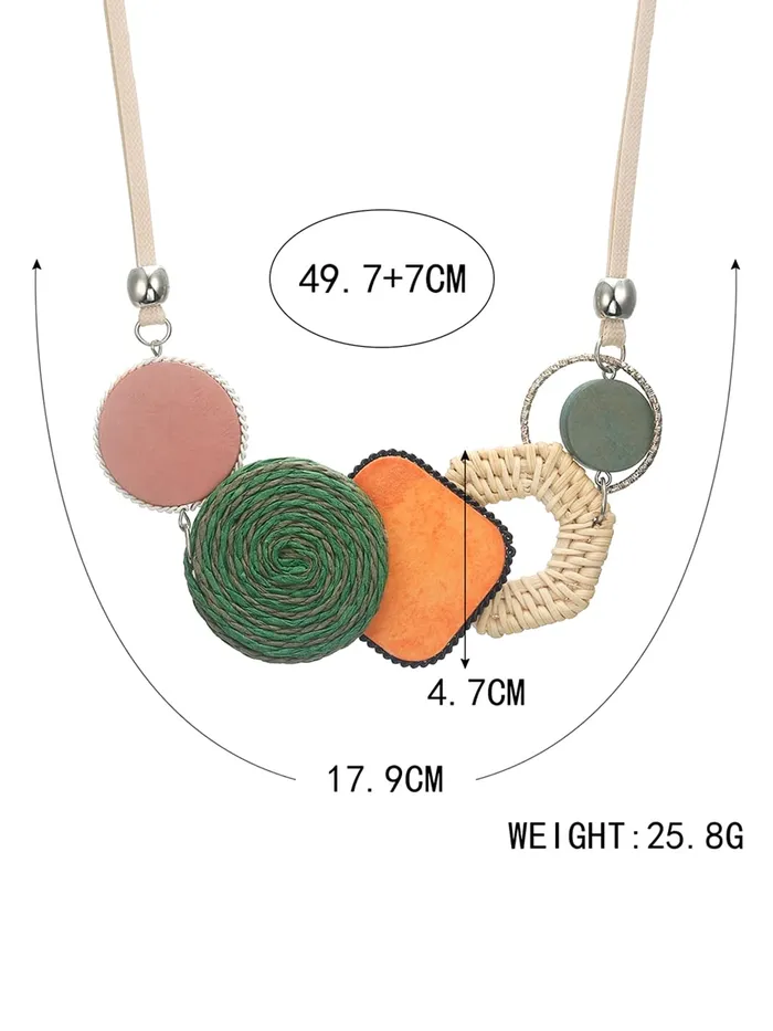 Yellow Chimes Necklace for Women and Girls Multicolor Choker Necklace for Women Western Boho Statement Style Choker Necklace Birthday Gift for Girls Women Anniversary Gift for Wife Yellow Chimes Earrings
