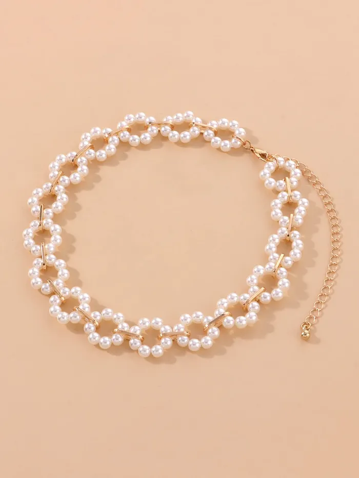 Yellow Chimes Necklace for Women Multilayer Chain Link Designed Necklace for Women and Girls Style 3 Yellow Chimes Necklaces