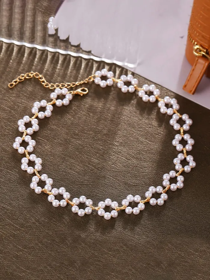 Yellow Chimes Necklace for Women Multilayer Chain Link Designed Necklace for Women and Girls Style 3 Yellow Chimes Necklaces