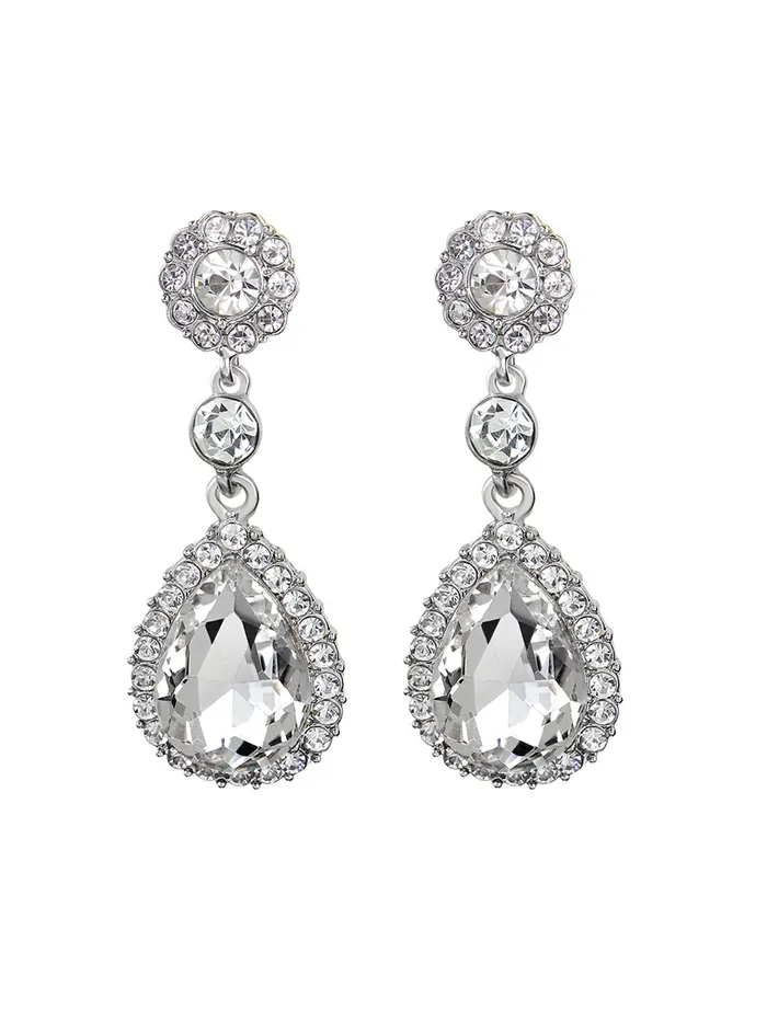 Yellow Chimes Necklaces Yellow Chimes Drop Earrings for Women White Crystal Drop Earrings Silver Plated Fashionable Drop Earrings For Women and Girls Yellow Chimes Necklaces Yellow Chimes Drop Earrings for Women White Crystal Drop Earrings Silver Plated Fashionable Drop Earrings For Women and Girls